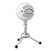 Logitech for Creators Blue Snowball USB Microphone for PC, Mac, Gaming, Recording, Streaming, Podcasting, Condenser Mic with Cardioid and Omnidirectional Pickup Patterns, Stylish Retro Design ? White