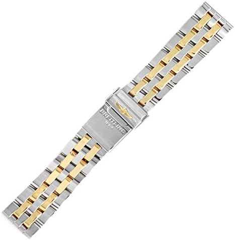 Breitling Chronomat 41 20 mm oro \u0026 bracciale in acciaio 378 C : Breitling:  Amazon.it: Orologi