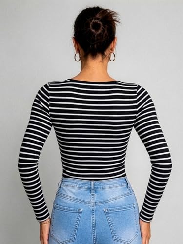 Image of Aahwan Women's & Girl's Solid Long Sleeve Polyester Slim Fit Top