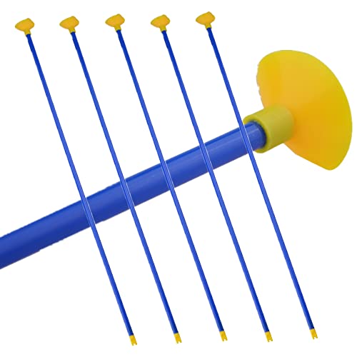 12 Piezas Flechas con Ventosa de Tiro con Arco adecuadas para Flechas de Arco recurvo y Compuesto Flechas de Fibra de Vidrio para Juegos Juveniles al Aire Libre (12 Piezas) Cover