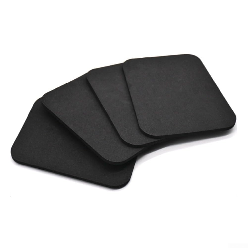 ComfyHarbor 4-Pack Foam Ski And Snowboard Shin Protectors, Lightweight Boot Insert Pads For Gap Filling, Enhanced Edge Control And Reduced Shin Pain, Black