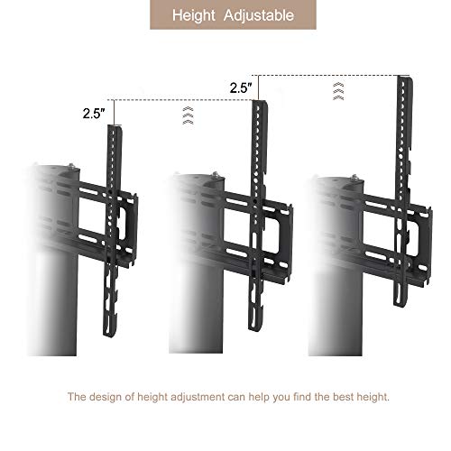 Soporte móvil regulable en altura y ángulo para TVs de 32-65'' miniatura 5