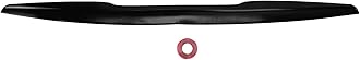 Car Spoiler, 113cm Glossy Black Aerodynamic Universal Trunk Roof Trim Rubber Universal Splitter for Reduce Wind Resistance and Automobile Tail Fin Decoration