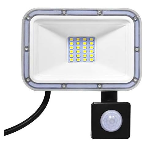 20W Security Lights Outdoor Motion Sensor,1600Lm 6500K Daylight White LED Floodlights with PIR,IP67 Waterproof PIR Security Lights with Motion Sensor for Garden,Backyard,Garage,Doorways Cover