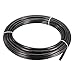 Malida Size 1/4 Inch, 10 Meters 32 feet Length Tubing Hose Pipe for RO Water purifiers System (black)