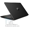 HP Premium 14-Inch 1TB HDD 2.6GHz Ryzen 3 Non Touch Laptop (8GB RAM, AMD Radeon Graphics, HD Audio, Webcam, USB-C, HDMI, Windows 10 Home S) Jet Black, 14-dk1031dx