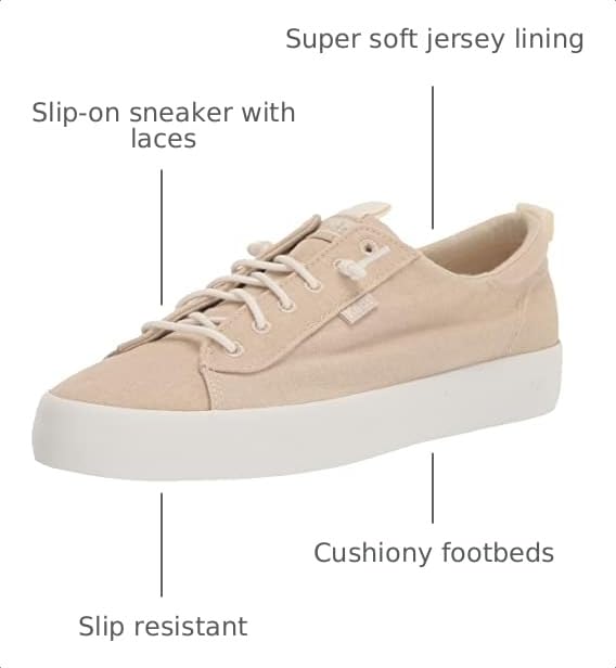 Image of Keds Women's Kickback Canvas Slip on Sneaker