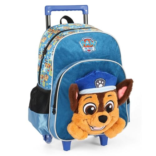 MOCHILA COM RODAS AZUL