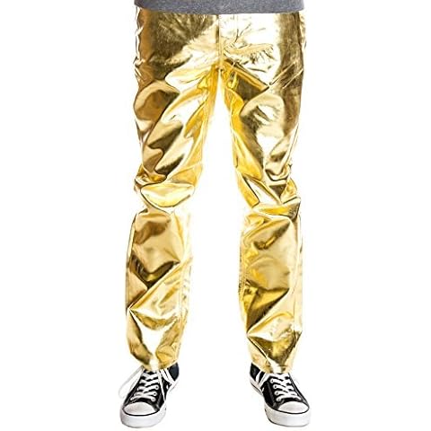 Ragstock Mens Metallic Slim Fit Shiny Jeans Cover