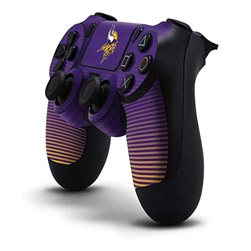 Skinit Decal Gaming Skin Compatible with PS4 Controller - Officially Licensed NFL Minnesota Vikings Breakaway Design