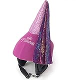 crazeeHeads Stretch Helmet Covers - Bicycle, Ski, Summer, Winter, Year Round Multi-Sport Girl & Boy Accessories - Animal, Princess, Glitter Helmets Cover - for Kids and Adults (Princess Dyane)