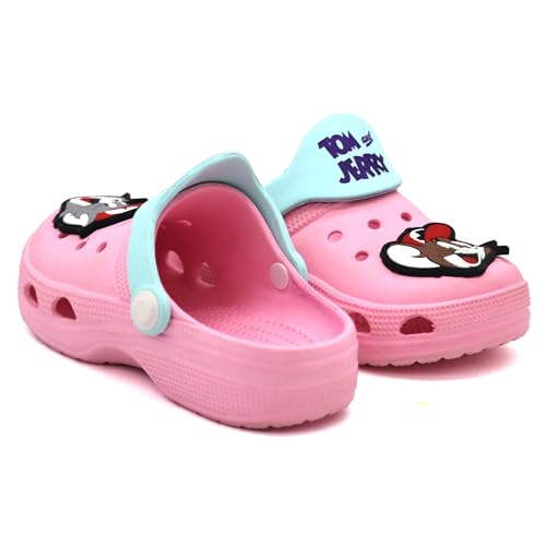 Image of SVAAR Tom & Jerry Kid's Attractive Clogs with Authentic Tom & Jerry Charms and Adjustable Back Strap