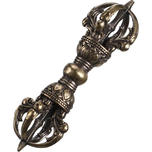 Homoyoyo Vajra Pendant Vintage Brass Vajra Dorge Antique Brass Dorje Buddhism Dorje Phurba Amulet Handmade Nepal Collectibles Instrument Amulet Handmade Nepal Ritual Items Pestle Feng Shui Ornament