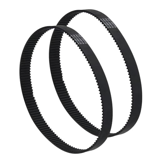 (2-Pack) AC-0815 Air Compressor Timing Belt– Replacement Belt for Craftsman, PORTER CABLE, DEWALT, Black & Decker, Delta, Bostitch – Fits Models CF2600, D55141, CP503 – Replaces CAC-1311, CAC-1342