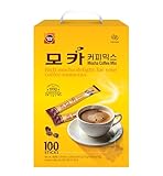 Rosebud Coffee Mix 100 Sticks – Korean Instant 3-in-1 Coffee with Sugar, Cream...