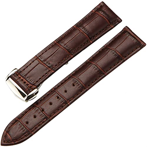 Bracelet de montre en cuir véritable 19mm 20mm 22mm pour montre de luxe avec boucle