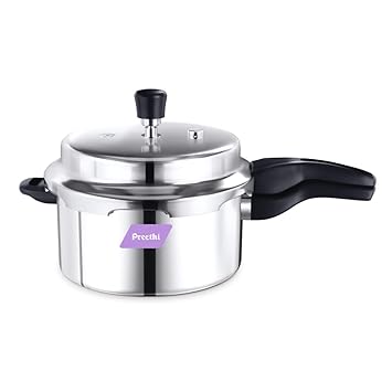 Preethi Triply Outer Lid Pressure Cooker Induction Base, 2.5 Litres