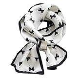 Weximil 100% Mulberry Silk Scarf for Women - 59”*6.3” Long Headscarf Neck Scarf Hair Wraps - Shawls with Gift Packed 014