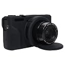 Havilah for Canon PowerShot G7 X Mark III / G7X3 Soft Silicone Protective Camera Case with Lens Cover(Black) gallery image