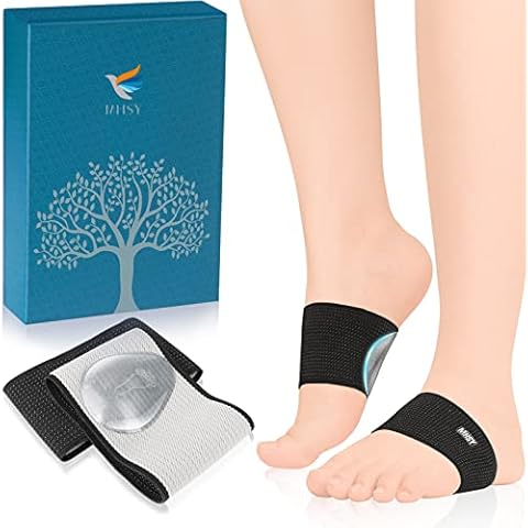 MHSY Copper Arch Support for Plantar Fasciitis, Arch Socks for Flat Foot Pain Relief with Gel Pads, Feet Pain Relief, Improve Flat Feet, Fallen Arches & High Arch (Size: 7.9 to 9.5 Inches) Cover