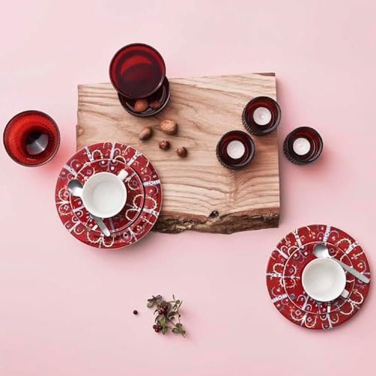 iittala Taika red Salad Plate 22cm