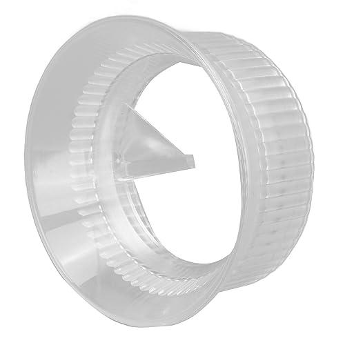 Alomejor Distribuidor de café Moka, Embudo Dosificador a Prueba de Salpicaduras para Olla Moka, Fácil Operación para el Hogar, Cocina, Oficina, Material de PC (Transparente Para Tres 150ml)