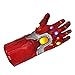 Gauntlet Gloves Iron Man LED Light Latex Gauntlet Gloves for Kids,Adults,Boys Halloween Costumes Props Red