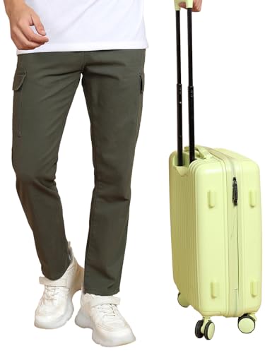 Image of Highlander Men's Tapered Fit | Cargo Trousers | Sleek & Functional | Utility Pockets | Trouser for Men | Men Trousers
