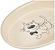 Nobby Katzen Keramik Schale oval, creme / beige, 17 x 11 x 2,5 cm