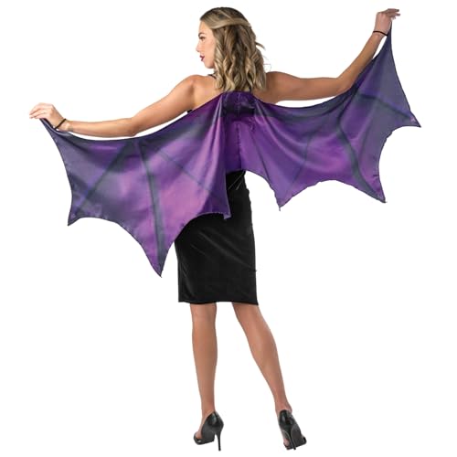 JUST FOR PARTY Dragon Cape Wings for Adults - Purple Dragon Wings for Halloween Dress Up Party Gifts One Size Fits Most