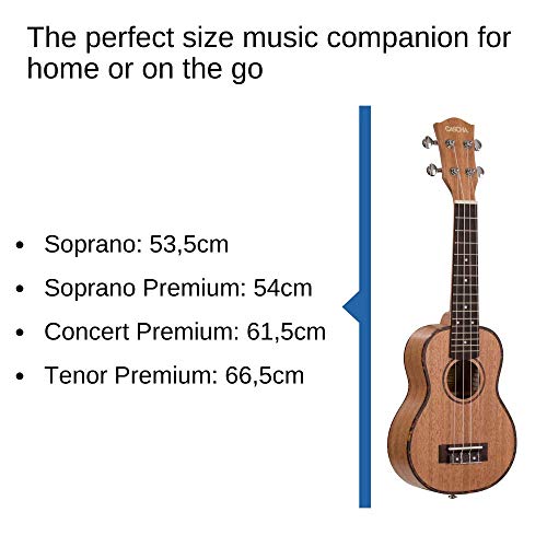 Cascha Ukulélé Soprano Set Enfants Adultes Ukulélé Kit de démarrage 3 plectres Ukulélé Soprano Premium Acajou 21 pouces… - Les Beatles, Paul McCartney, John Lennon, RIngo Starr, George Harrison Cascha Ukulélé Soprano Set Enfants Adultes Ukulélé Kit de démarrage 3 plectres Ukulélé Soprano Premium Acajou 21 pouces… – Image 5