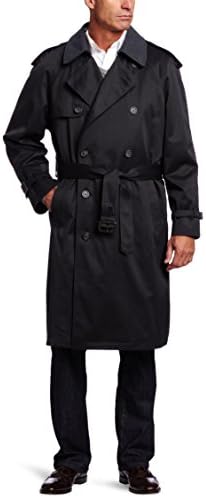 Hart Schaffner Marx Men's Burnett Trench Coat, Loden, 38 Regular
