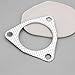 AS Axis Spindleon 2Pcs 3 Inch Exhaust Gasket Flange Gasket 76x104x122mm for Car Exhaust System