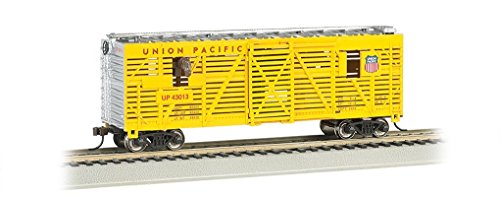 Bachmann 40' Animated Stock Car - UNION PACIFIC with HORSES - HO Scale