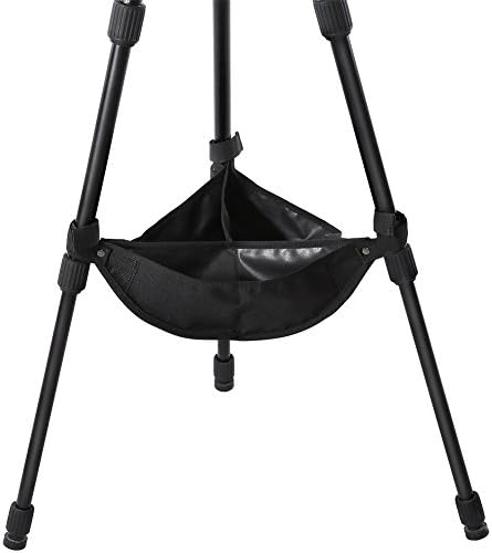 Heavy Duty Black Tripod Stabilizer Stone Bag, Photography Accessory for Tripod Stability, Tripod Weight Bag