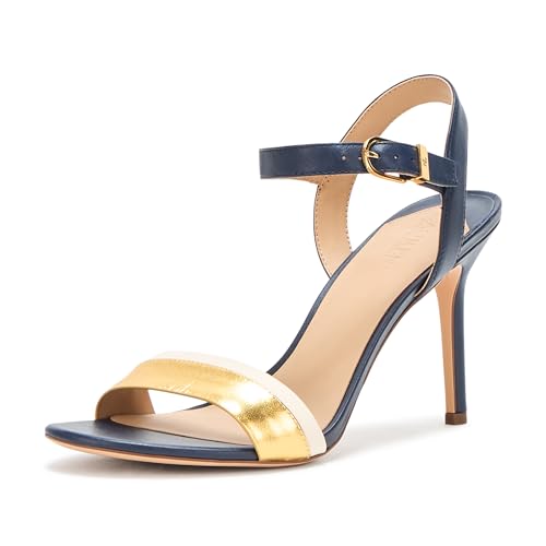 Lauren Ralph Lauren Women's Gwen Color-Blocked Nappa Leather Sandal