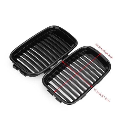 Remplacer calandre BMW E36 cassée par cette grille sport noire - 2