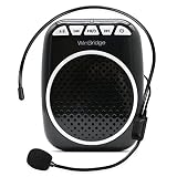 WinBridge Amplificateur de voix avec microphone portable, haut-parleur rechargeable pour enseignants, salle de classe, tourguide, amplificateur de voix personnel et casque pour enseignant