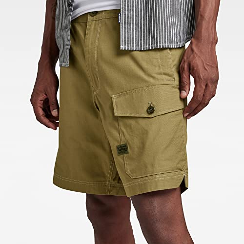 Miniatura 5 de G-Star Para Hombre Shorts Sport Trainer, Verde Smoke Olive D21039-D384-B212 , 24
