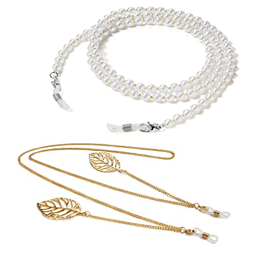 Chaîne lunettes soleil femmes lot de 2 bijoux cordon - 2