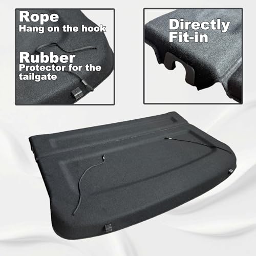 Image of Compatible with Mazda CX30 CX-30 Accessories 2020-2026 Cargo Cover,Non-Retractable Trunk Cover Organizer Security Shielding Shade Tonneau Cover Luggage Cover Black