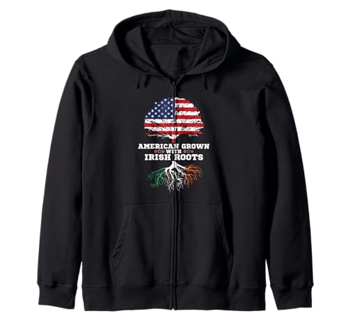 Ireland Roots American Grown Irish Roots Ireland Sudadera con Capucha