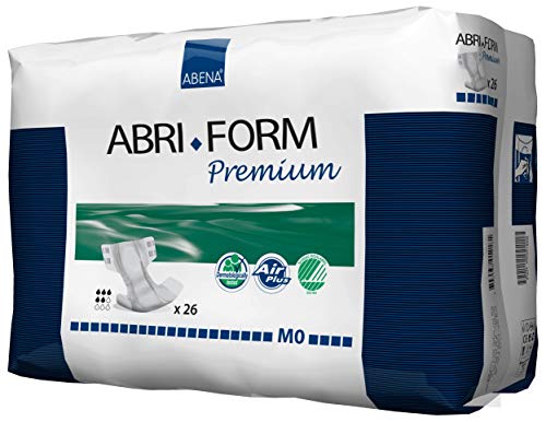 Abena Abri-Form Premium Incontinence Briefs, Level 0, (Medium To Large Sizes) Medium, 104 Count #TOP7