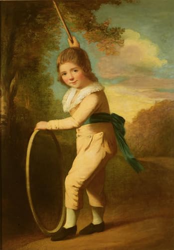 Portrait Maître William Hoppner, tableau vintage pour une décoration maison chaleureuse