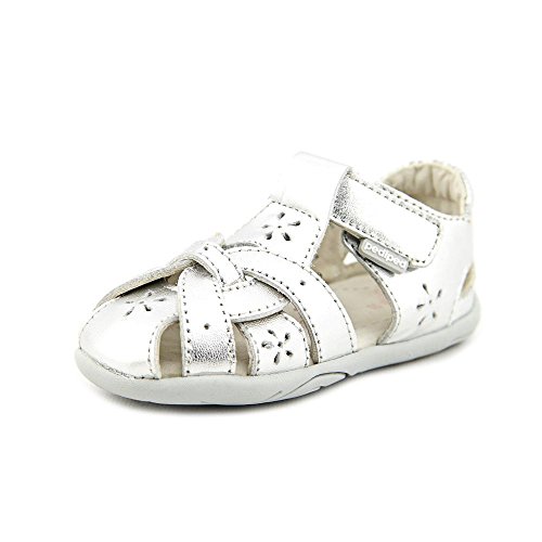 pediped Grip Nikki Sandal (Toddler),Silver,20 E EU (5 E US Toddler)