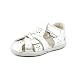 pediped Grip Nikki Sandal (Toddler),Silver,20 E EU (5 E US Toddler)