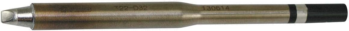 HakkoSoldering Tip, Chisel, T22 Series, T22-D32
