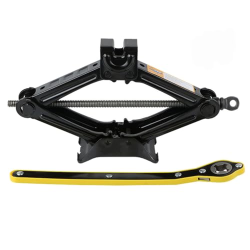 2 Ton(4409 lbs) Car Jack Kit, Scissor Jack for Car Lifting, Portable Tire Changing Kit, Just for Emergency Use, for Auto/SUV/MPV (2T)