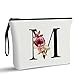 Vavabox A-Z Personalisierte Kosmetiktasche-Geburtstagsgeschenke für Frauen, Mütter, Beste Freundinnen und Brautjungfern (M)