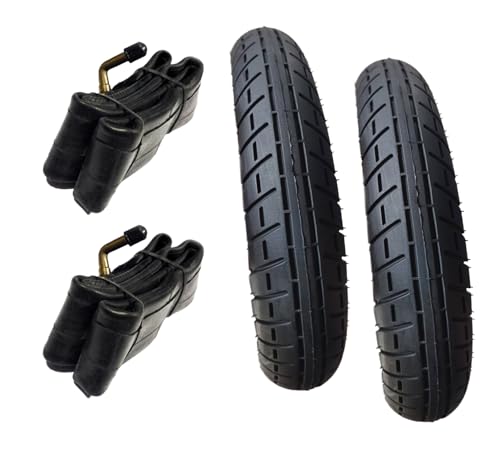 2 x Pram Tyres & 2 x Tubes 10" x 2 stroller,...